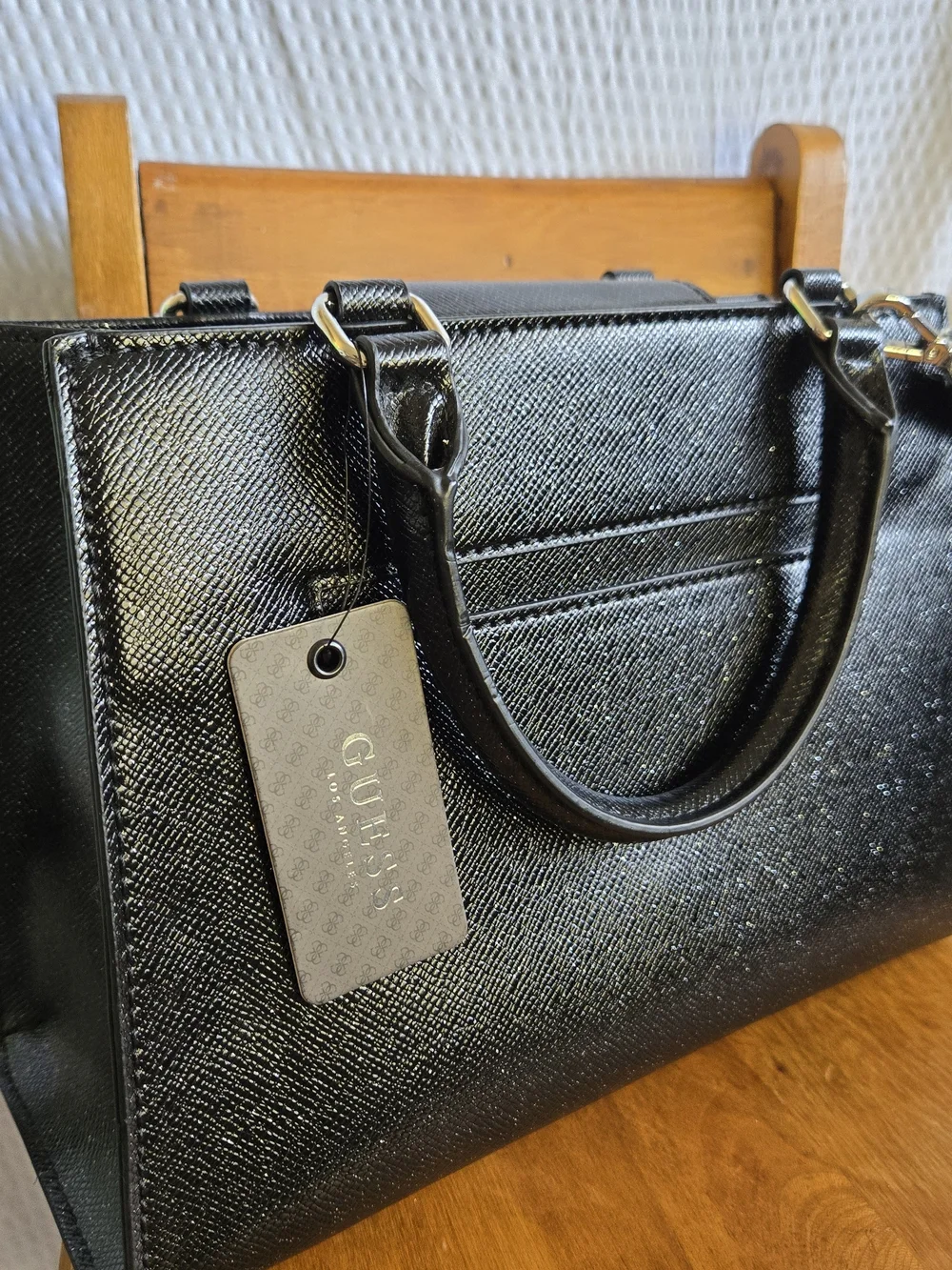 Guess Giana Glitter Satchel